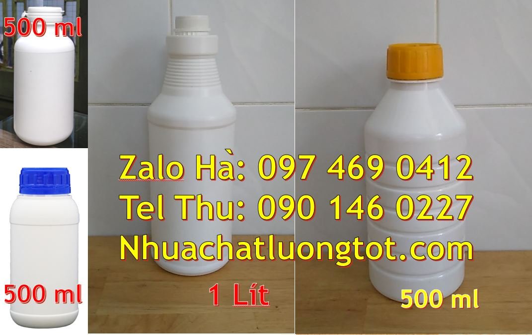 Bán chai nhựa 1l có nắp thoát khí giá rẻ,chai nhựa tròn 0.5l nắp vặn