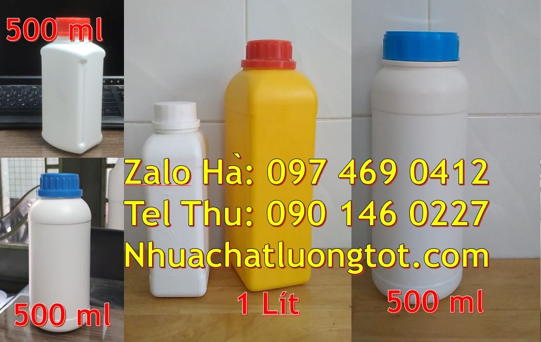 Bán chai nhựa 1l có nắp thoát khí giá rẻ,chai nhựa tròn 0.5l nắp vặn