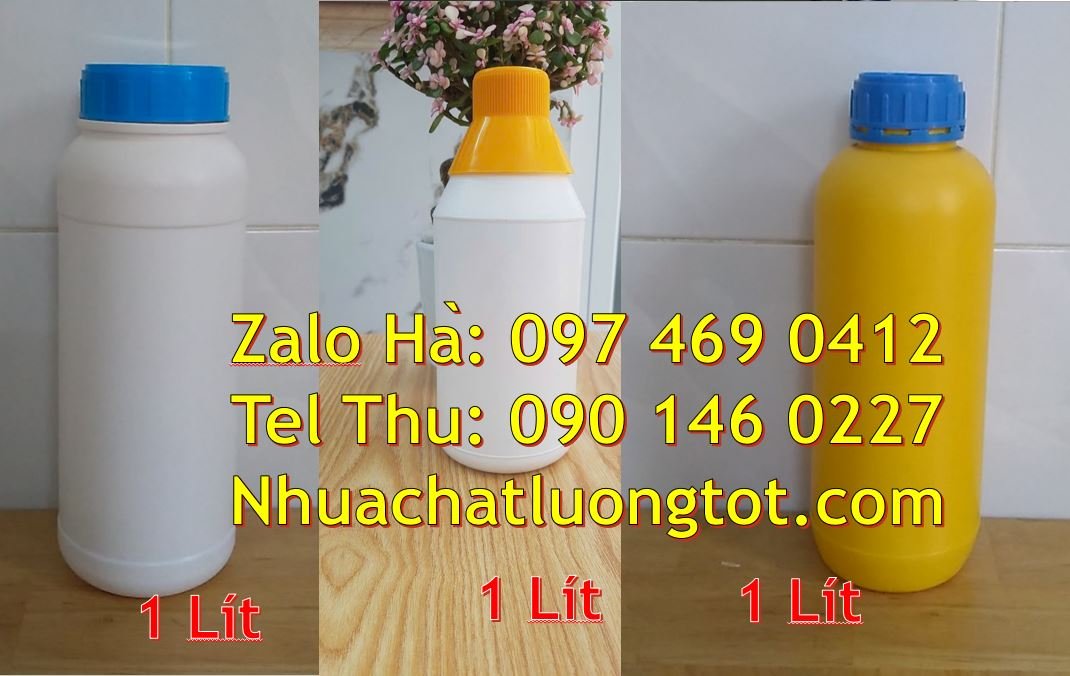 Bán chai nhựa 1l có nắp thoát khí giá rẻ,chai nhựa tròn 0.5l nắp vặn