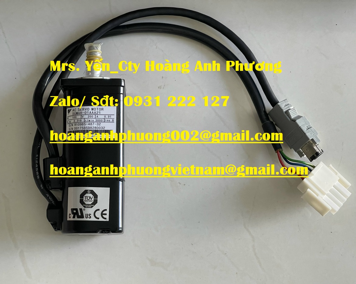 Động cơ Yaskawa SGMAH-01AAA21, Giá nhập tốt BH 12 tháng