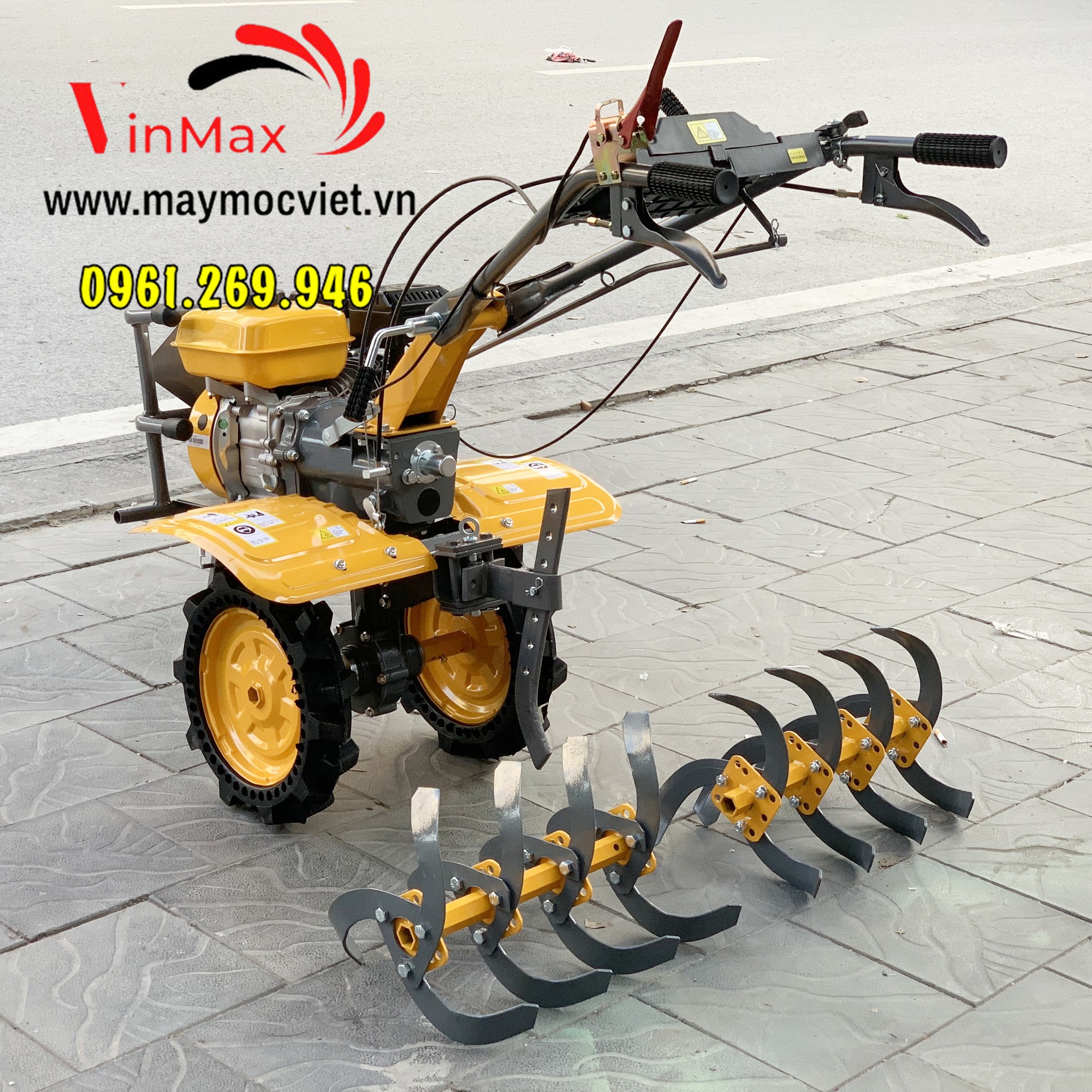 Máy xới đất mini chạy xăng Kawasaki KW170