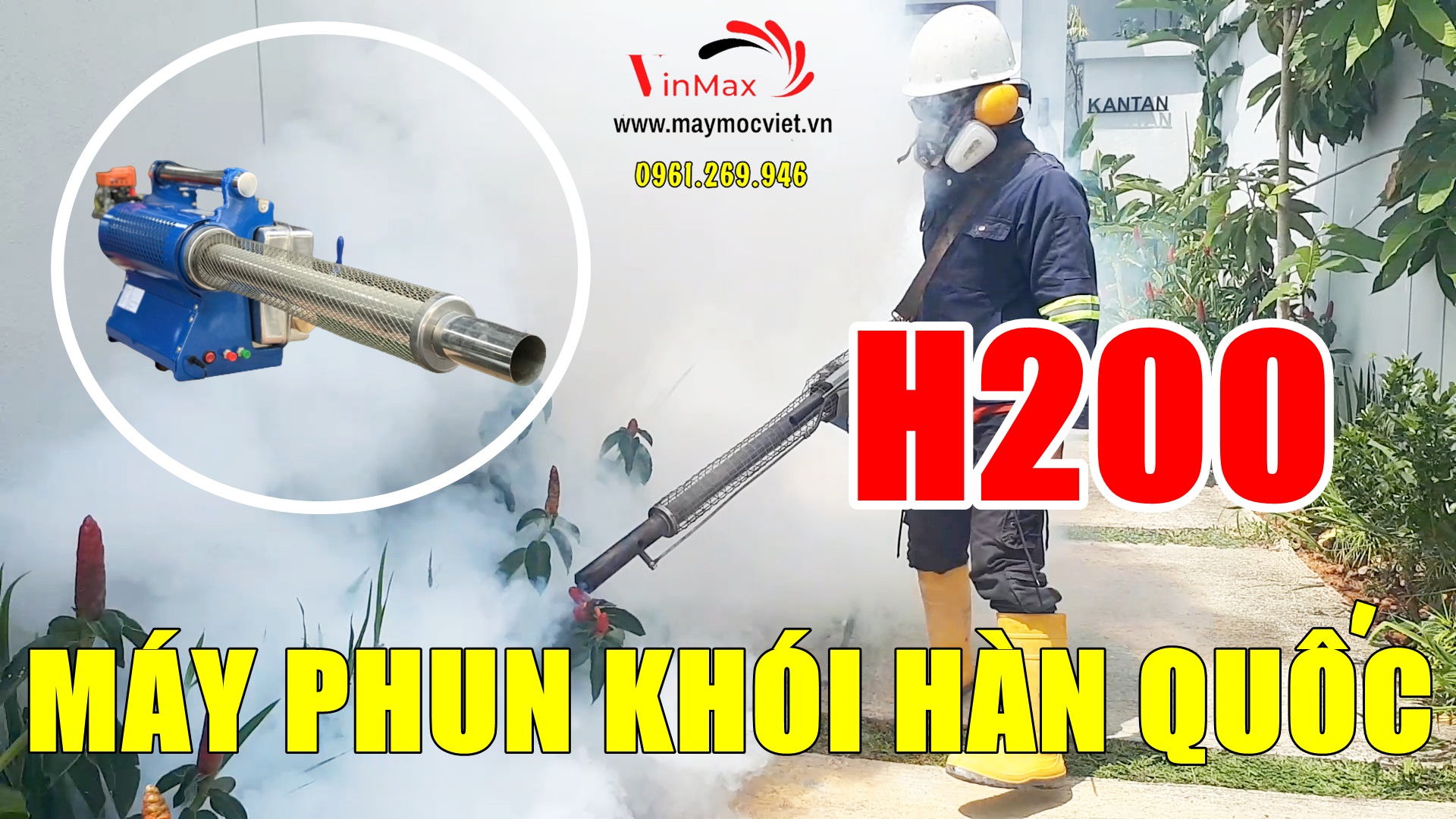 Máy phun khói Hàn Quốc Vector Fog H200 mẫu mới 2023