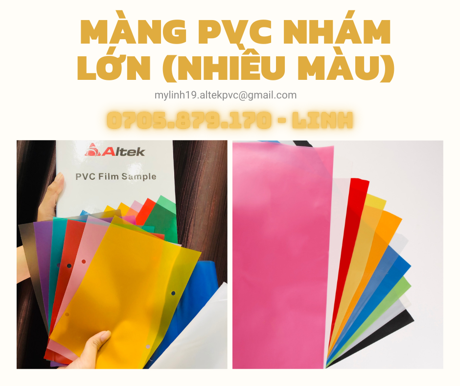Giá Gốc Màng Nhựa PVC Nhám Lớn Nhiều Màu Dùng Làm Áo Mưa
