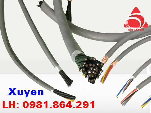 Cáp điều khiển 30C, 30x0.5,30x0.75,30x1.0,30x1.5mm2 hãng Altek Kabel