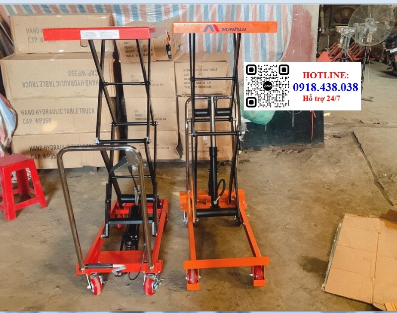 Bàn nâng thủy lực, xe nâng bàn, bàn nâng cây giá rẻ chính hãng giá rẻ