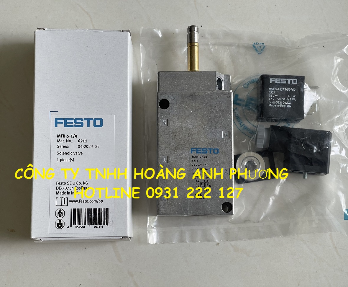 Van MFH-5-1/4 (6211) Festo giá hấp dẫn tại Hoàng Anh Phương