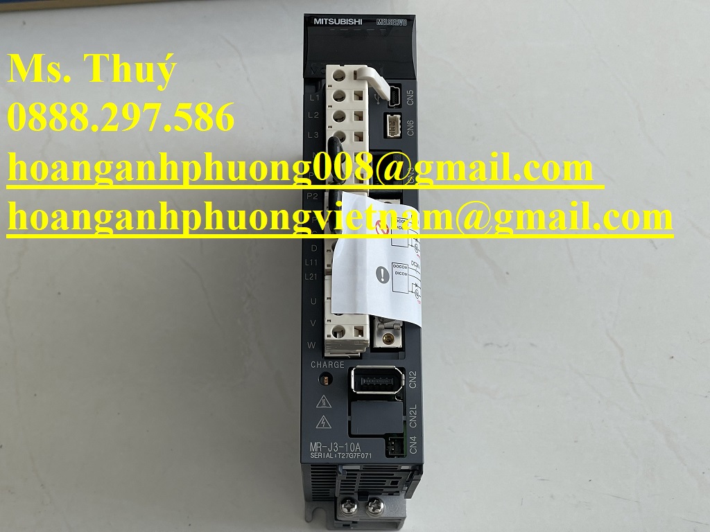 Chính hãng - Bộ điều khiển động cơ Mitsubishi MR-J3-10A