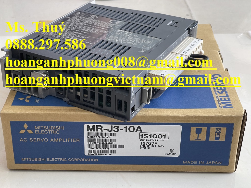 Chính hãng - Bộ điều khiển động cơ Mitsubishi MR-J3-10A