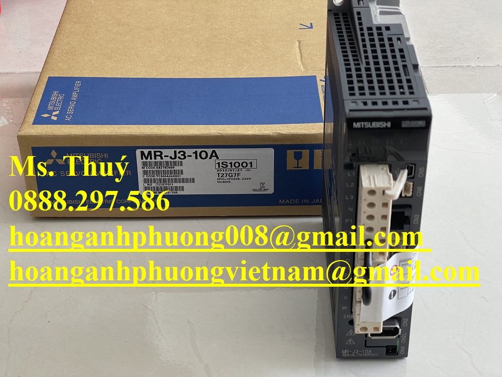 Chính hãng - Bộ điều khiển động cơ Mitsubishi MR-J3-10A
