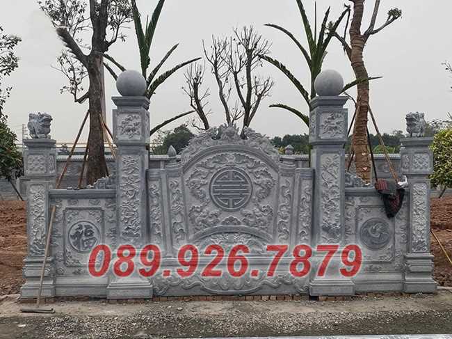 Mâu cổng đá sân nhà đẹp giá rẻ bán Tây Ninh - Cổng đá tam quan tứ trụ