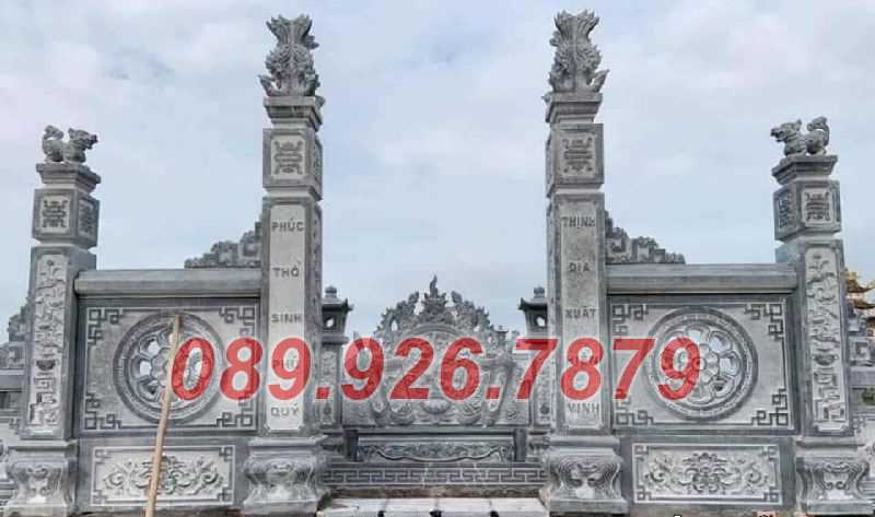 Cơ sở bán cổng đá đặt trước lăng mộ, chùa miếu đình làng bán Bình Dươn