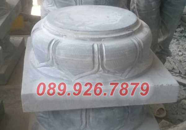 Chân tảng đá - Mẫu đá kê chân cột nhà mồ, nghĩa tran đẹp bán Khánh Hòa