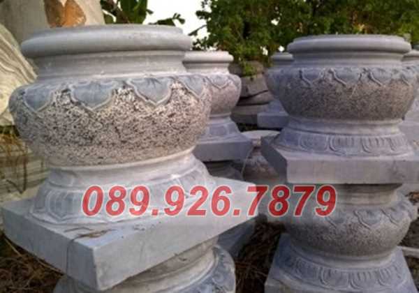 Chân tảng đá - Mẫu đá kê chân cột nhà mồ, nghĩa tran đẹp bán Khánh Hòa