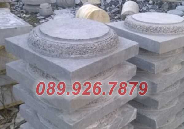 Chân tảng đá - Mẫu đá kê chân cột nhà mồ, nghĩa tran đẹp bán Khánh Hòa