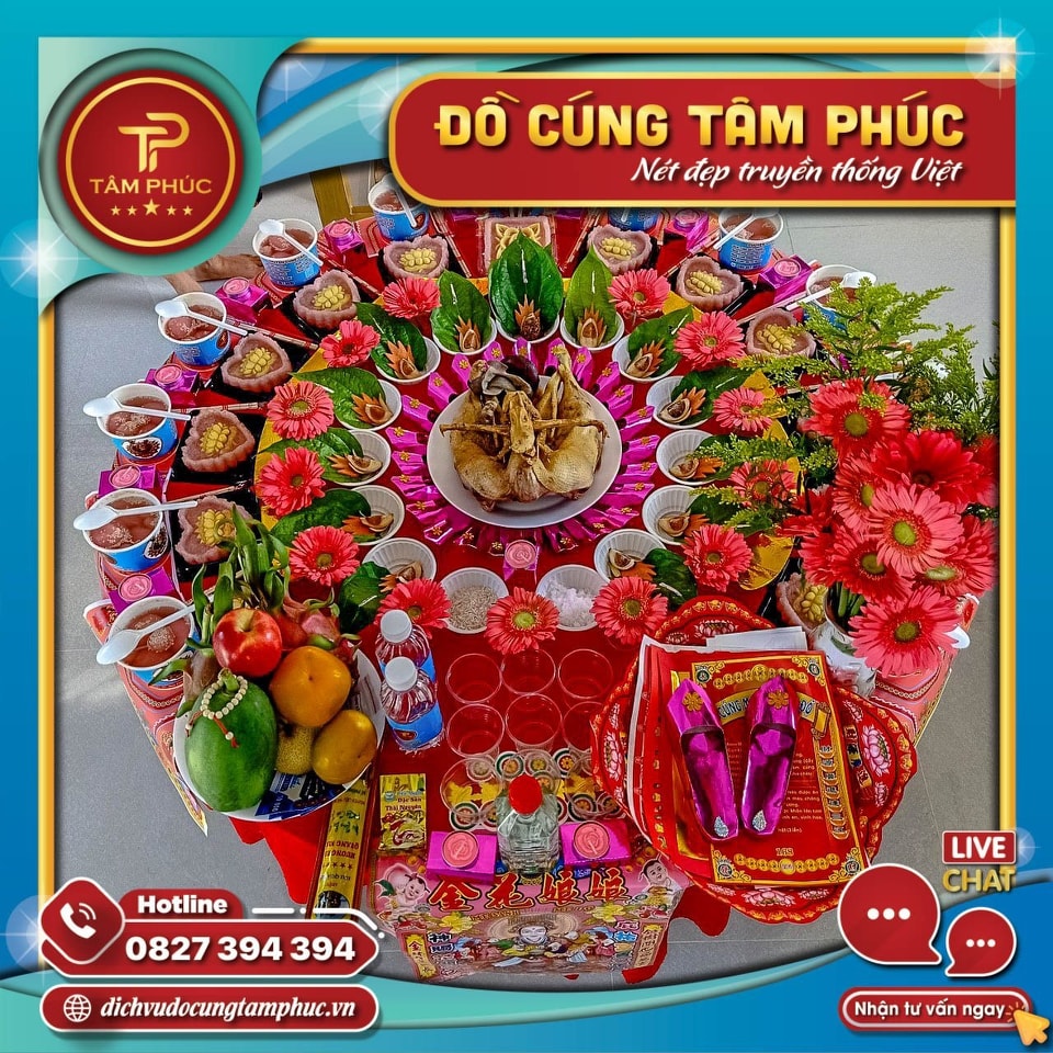 Dịch Vụ Mâm Cúng Tâm Phúc