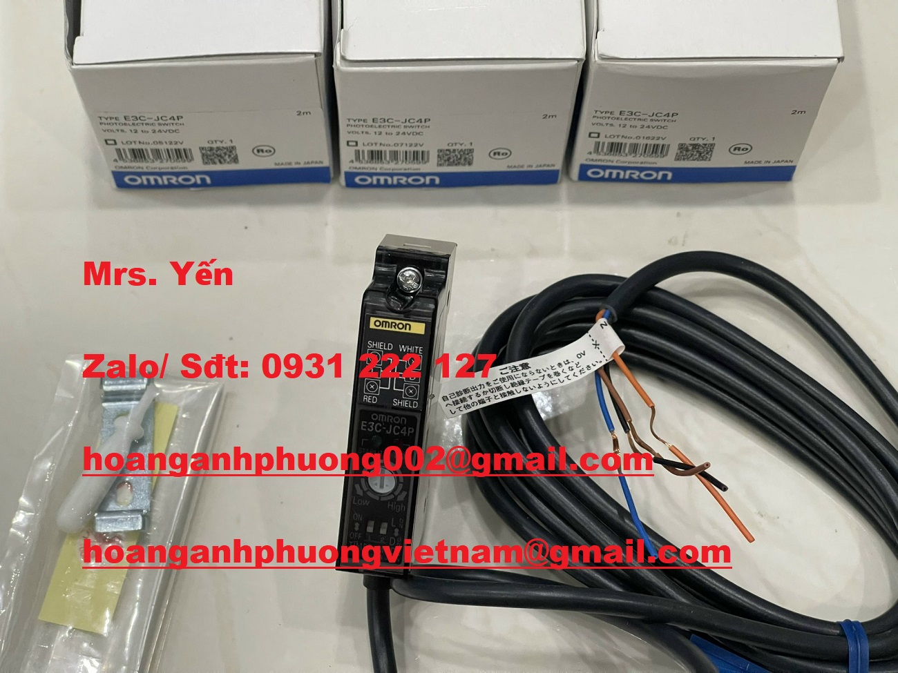 Nơi cung cấp Cảm biến Omron giá tốt  E3C-JC4P 2M