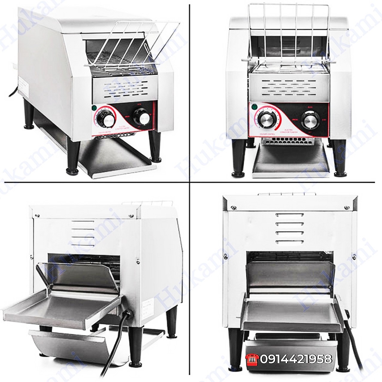 Thiết bị bếp Hukami - Máy nướng bánh mì băng chuyền  Hukami