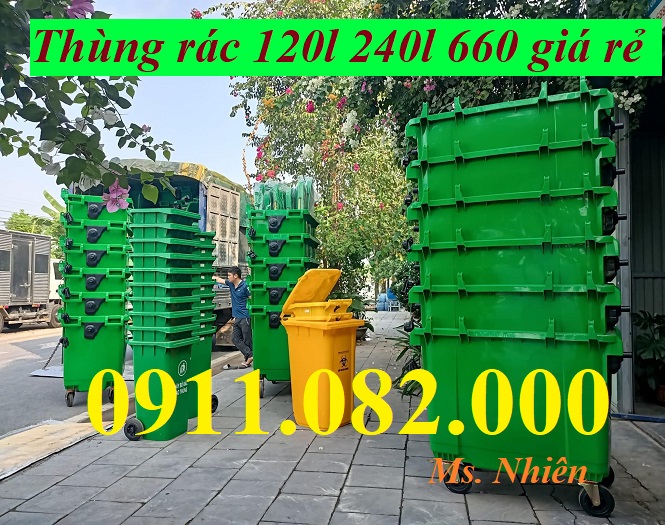 Thùng rác nhựa công nghiệp sài gòn giá rẻ-lh 0911082000