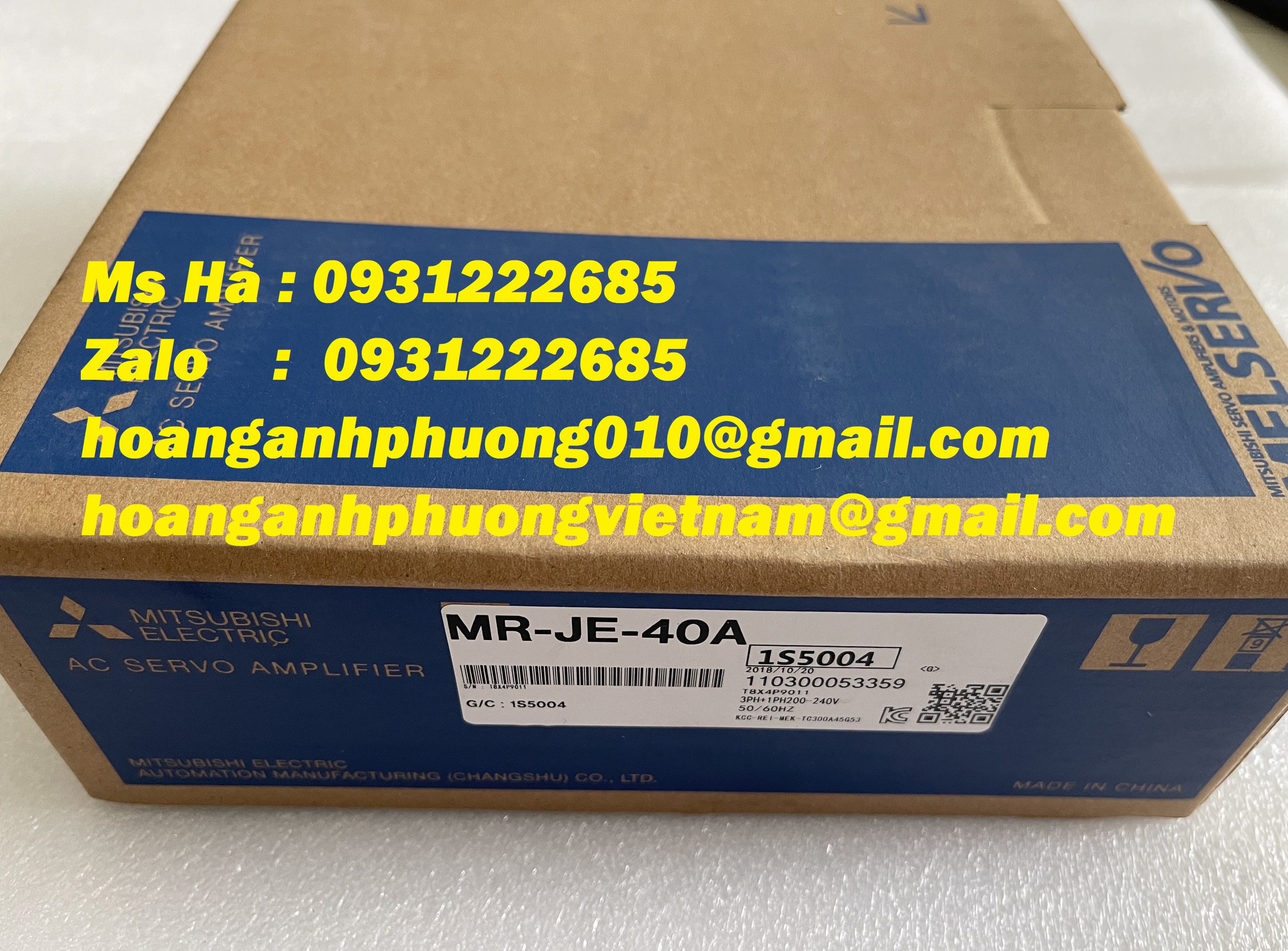Servo driver nhập mới 100% MR-JE-40A mitsubishi - giá tốt