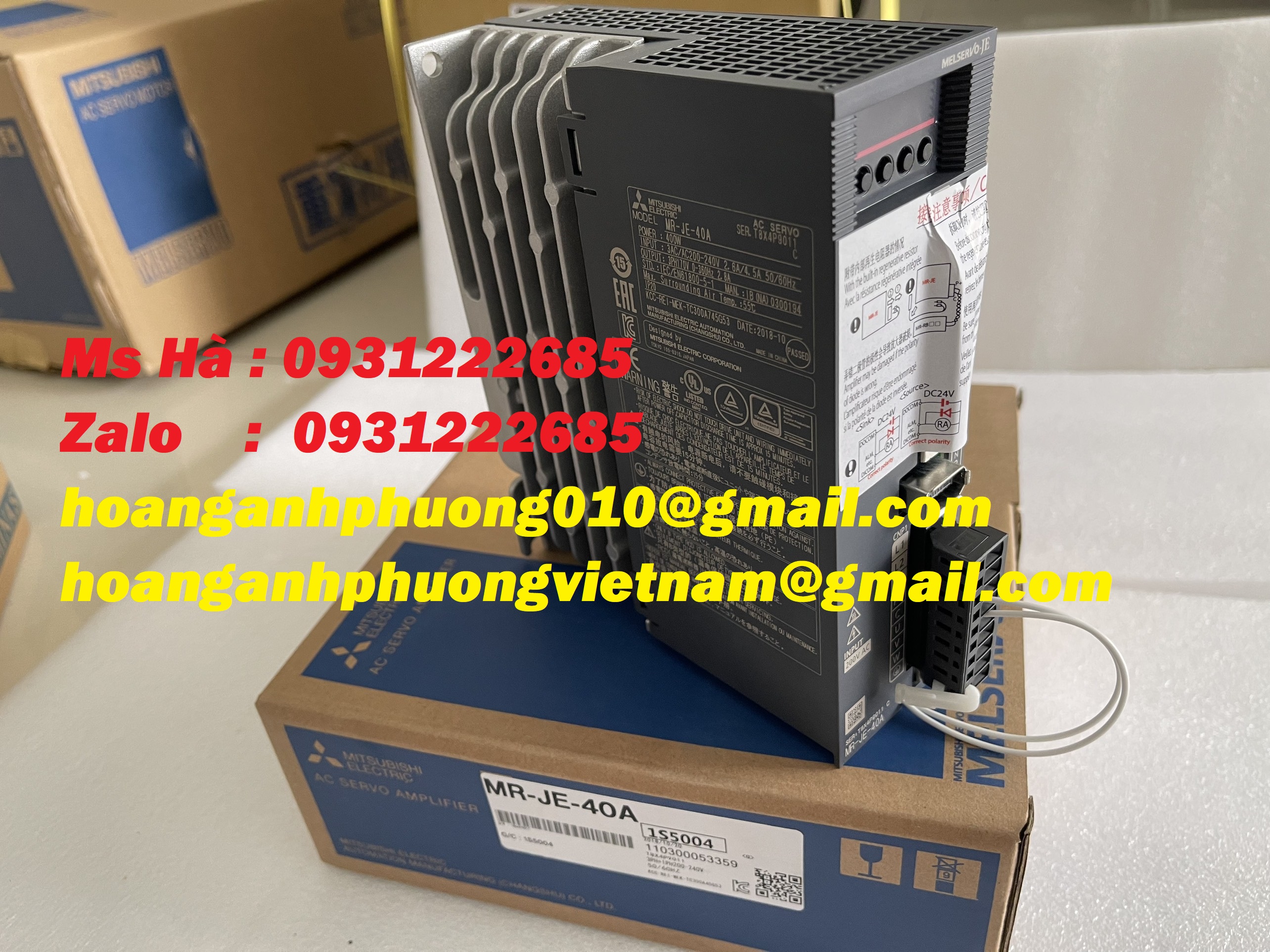 Servo driver nhập mới 100% MR-JE-40A mitsubishi - giá tốt