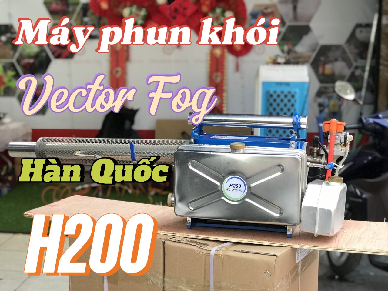 Máy phun khói Hàn quốc H200 chính hãng nhập khẩu