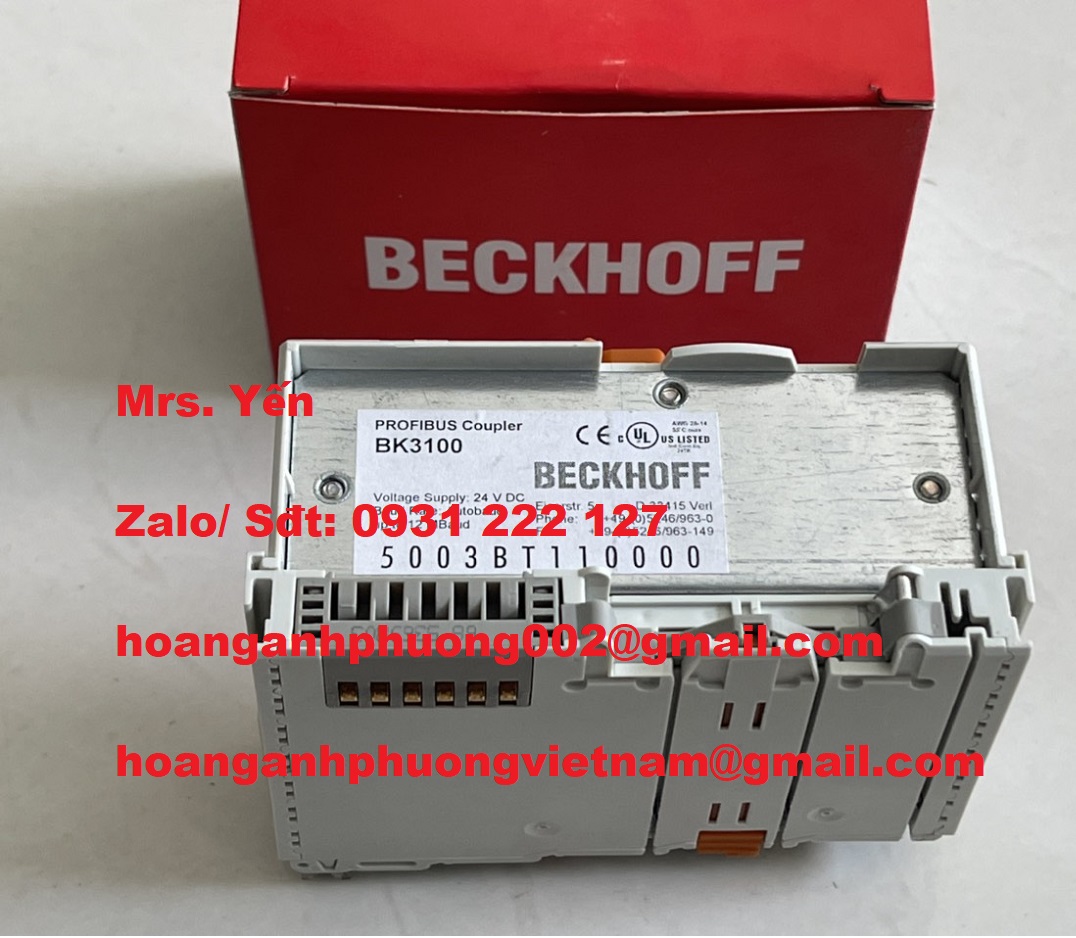 BK3100 Bộ kết nối Beckhoff, hàng mới chính hãng, bảo hành 12 tháng