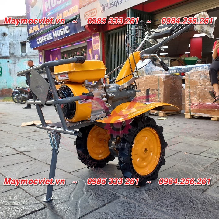 Máy xới đất gia đình chạy xăng giá rẻ động cơ KAWASAKI KW170