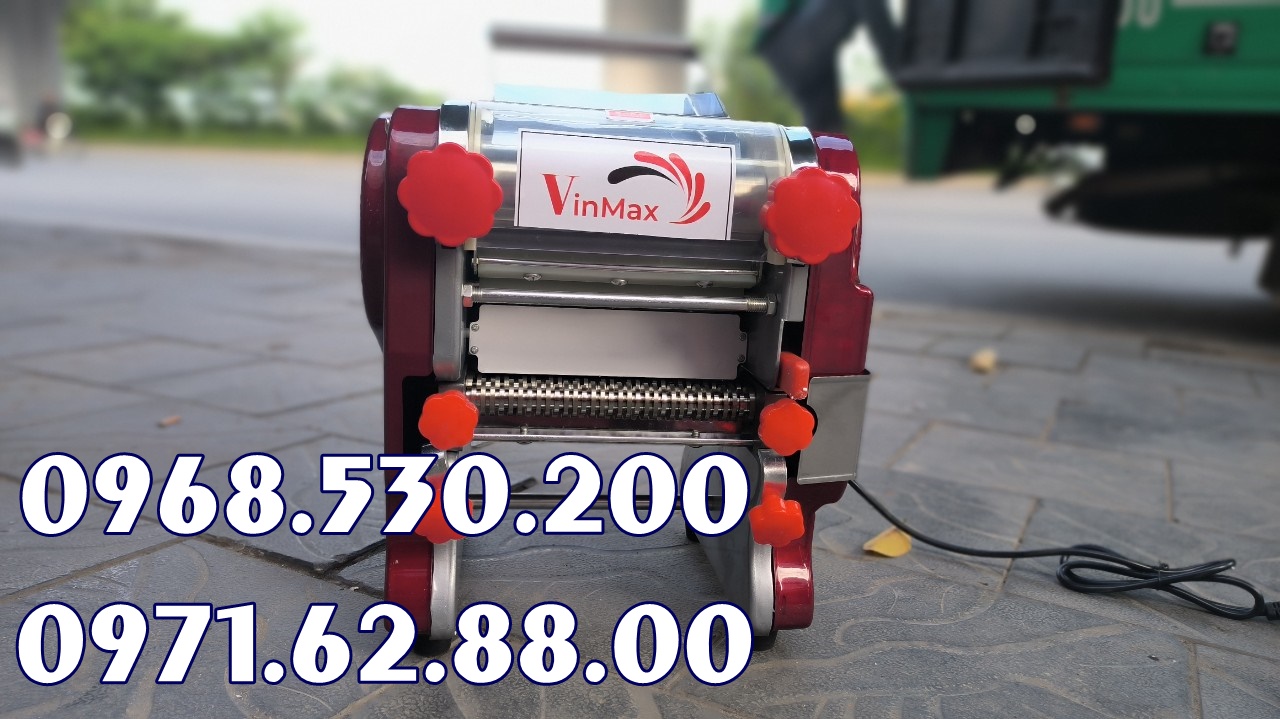 Máy cán mực cán mỳ màu đỏ đời mới 2023 giá rẻ
