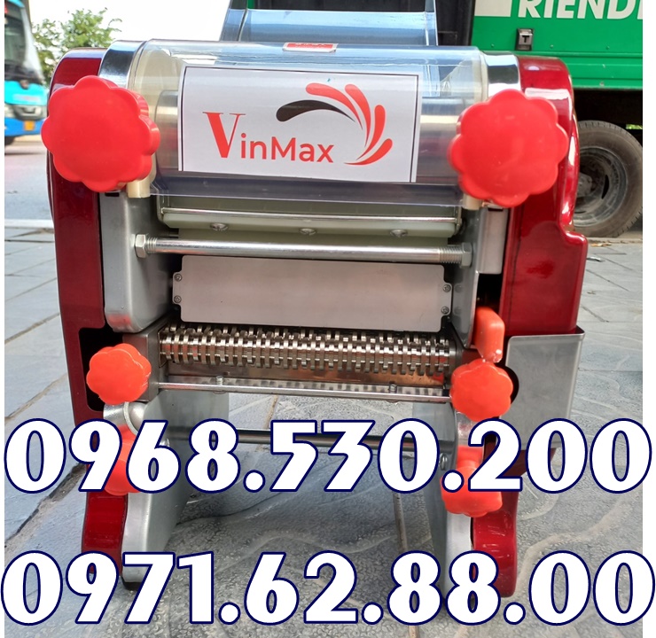 Máy cán mực cán mỳ màu đỏ đời mới 2023 giá rẻ