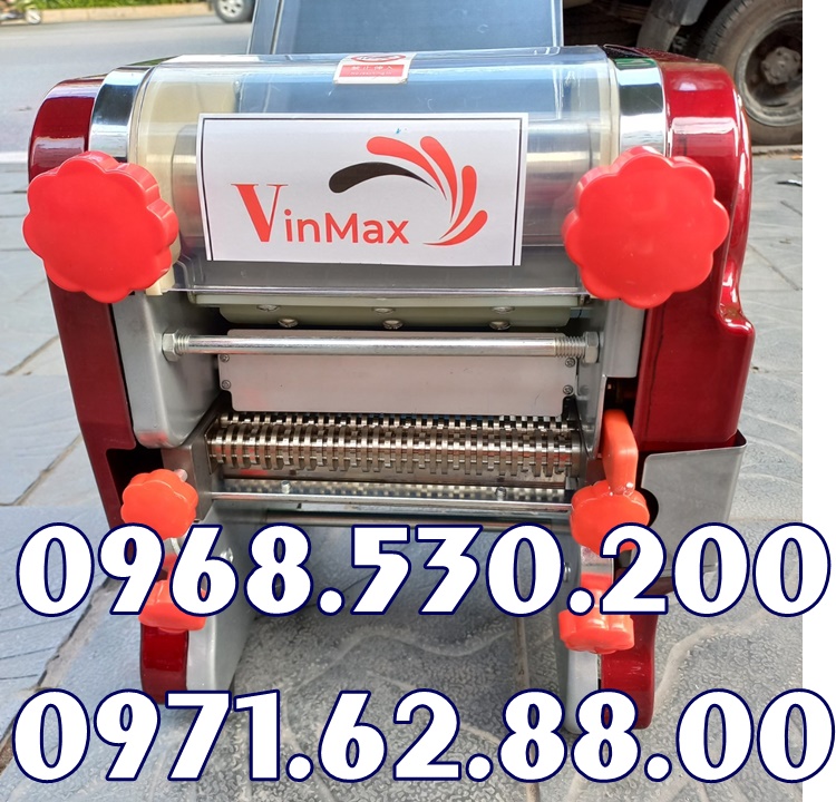 Máy cán mực cán mỳ màu đỏ đời mới 2023 giá rẻ