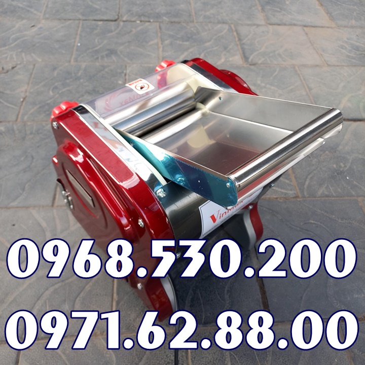 Máy cán mực cán mỳ màu đỏ đời mới 2023 giá rẻ