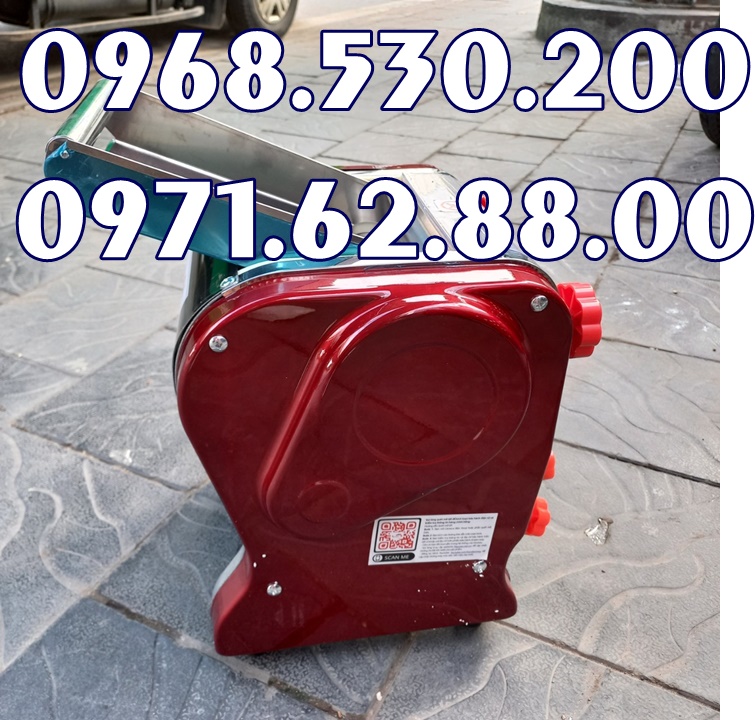 Máy cán mực cán mỳ màu đỏ đời mới 2023 giá rẻ