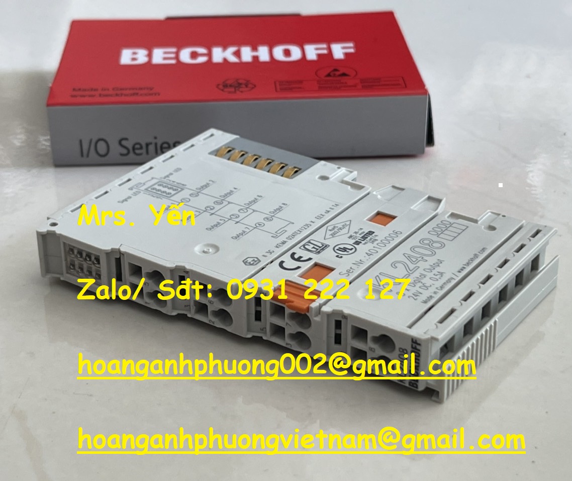 KL2408 Bus Terminal, 8-chanel, 24VDC, Beckhoff sẵn hàng