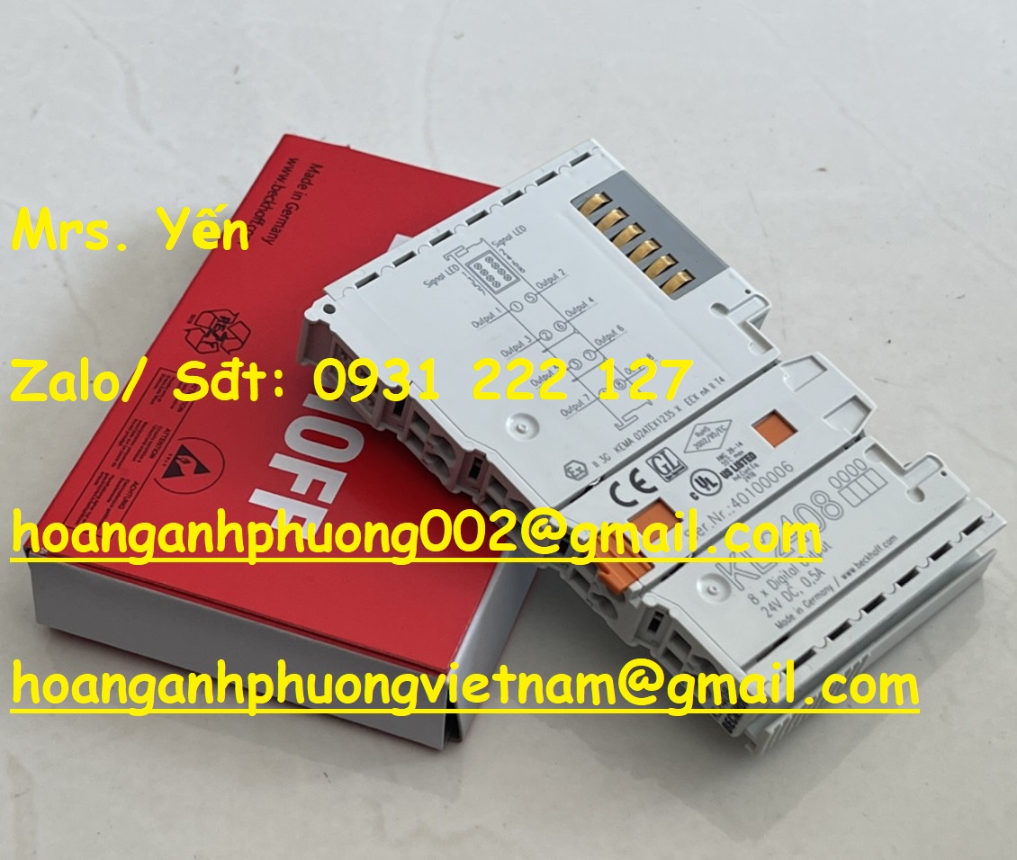 KL2408 Bus Terminal, 8-chanel, 24VDC, Beckhoff sẵn hàng