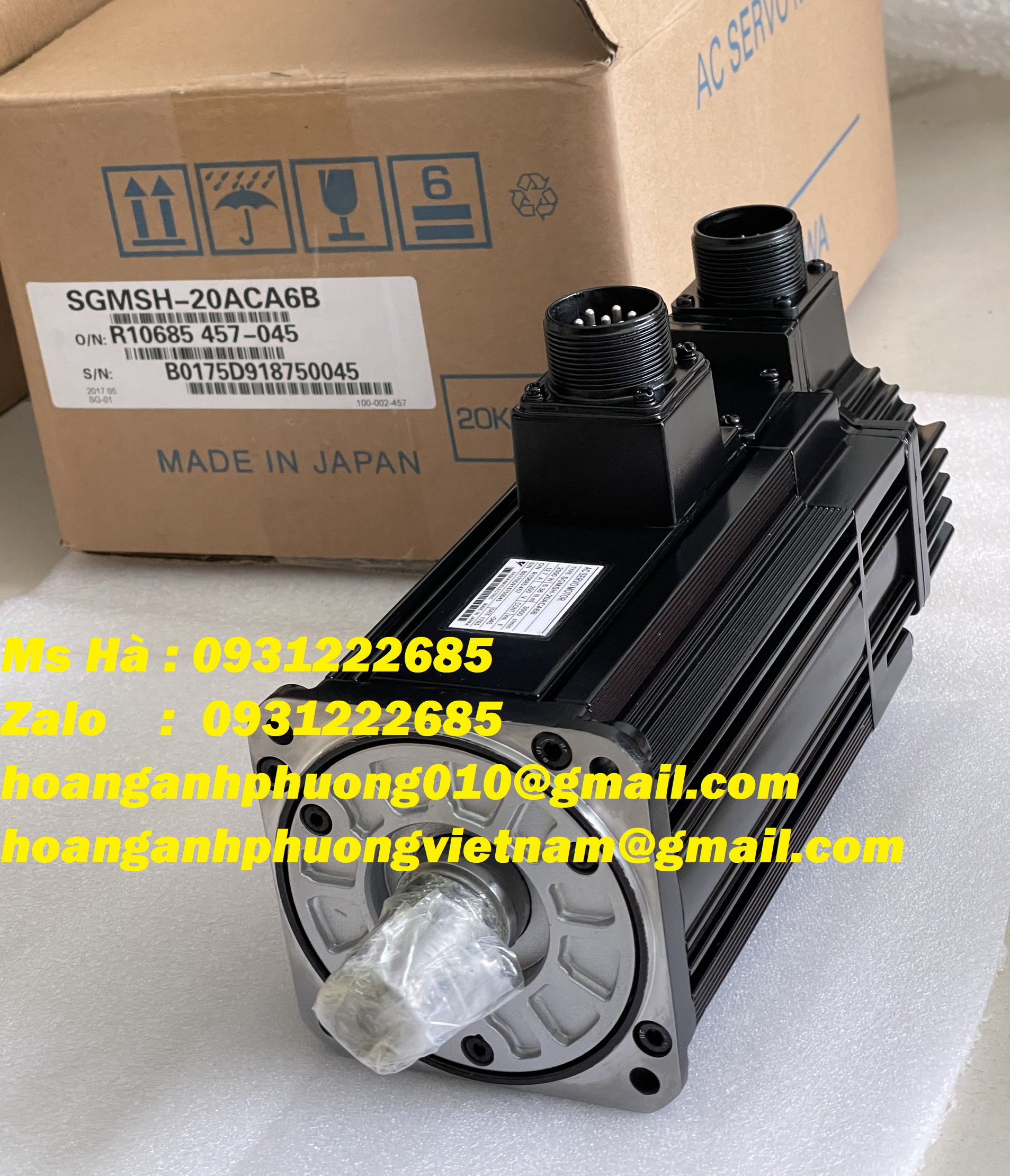 SGMSH series chính hãng - SGMSH-20ACA6B động cơ yaskawa