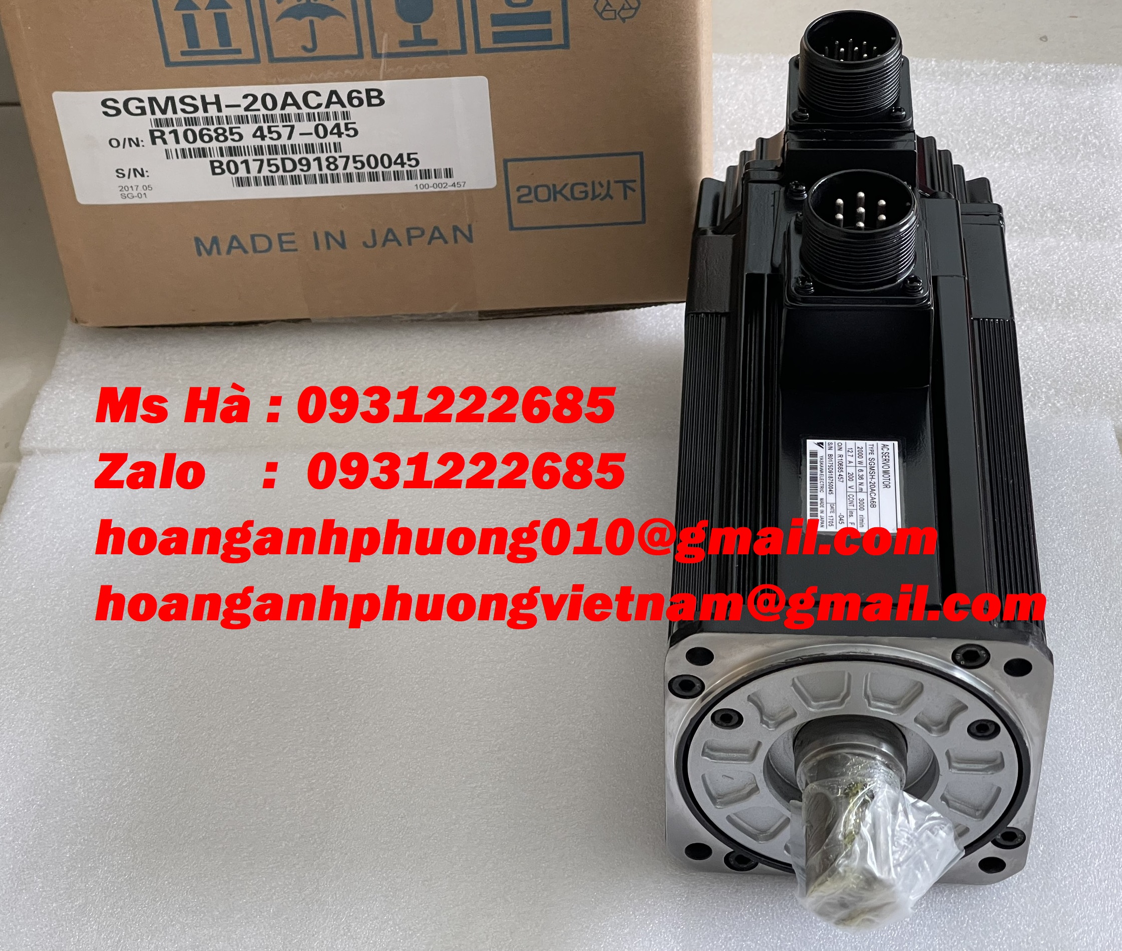 SGMSH series chính hãng - SGMSH-20ACA6B động cơ yaskawa