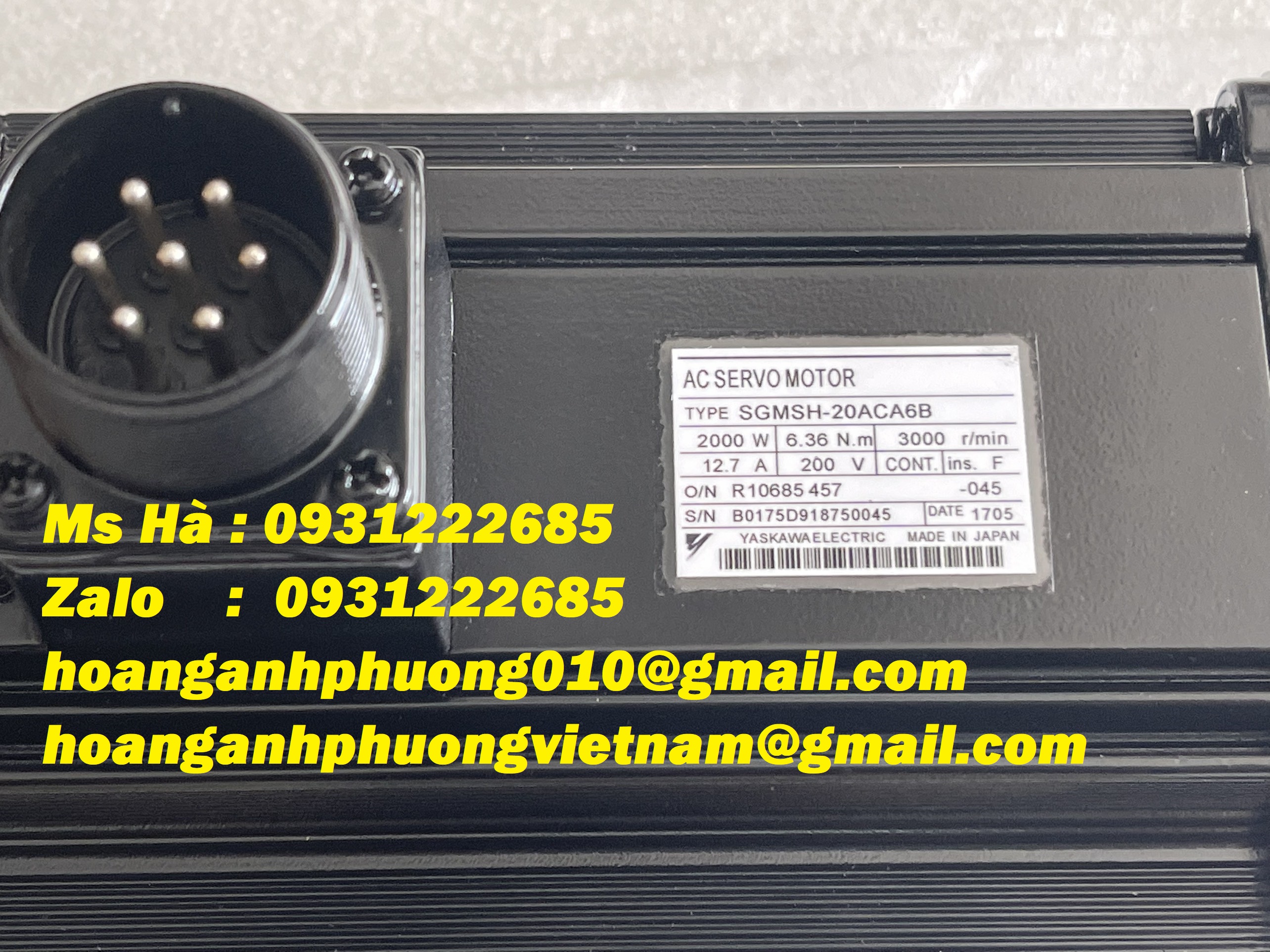 SGMSH series chính hãng - SGMSH-20ACA6B động cơ yaskawa
