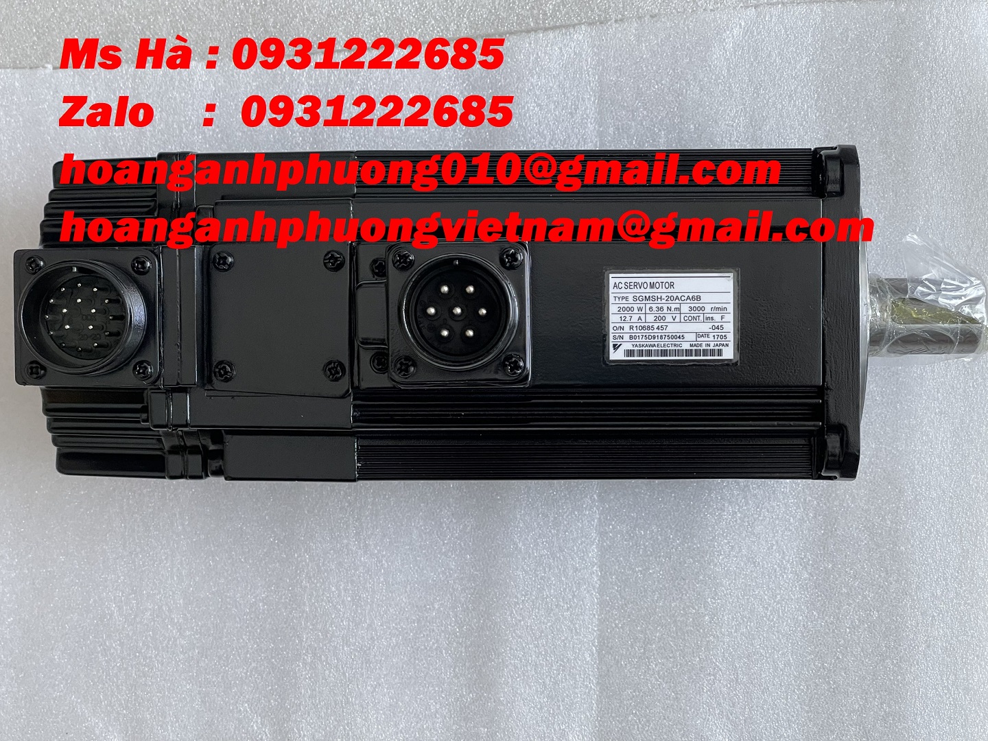 SGMSH series chính hãng - SGMSH-20ACA6B động cơ yaskawa
