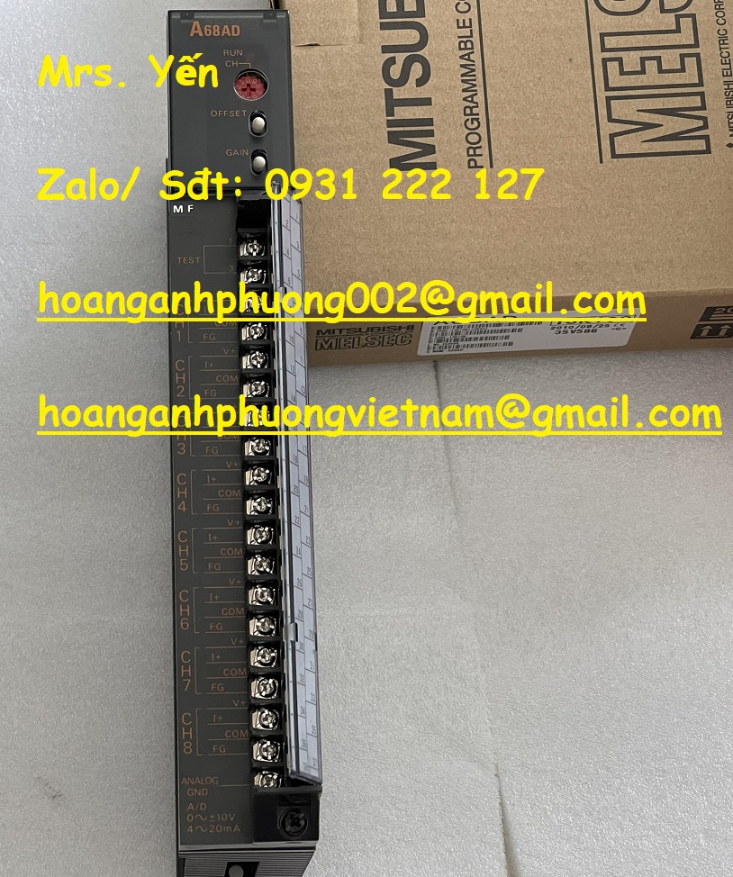 A68AD PLC Mitsubishi, giá nhập khẩu tốt, thời gian giao hàng nhanh