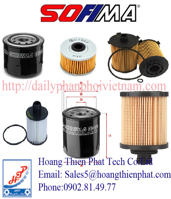 Bộ lọc dầu thủy lực Sofima tại Việt Nam