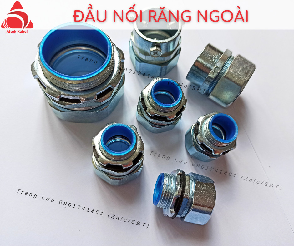 Đầu nối răng ngoài ống ruột gà lõi thép giá xưởng sản xuất