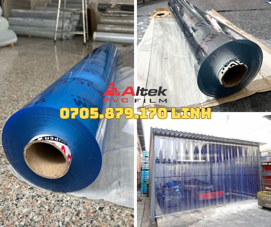 Giá Gốc Màng Nhựa PVC Dùng Làm Rèm Nhựa , Áo Mưa v.v...