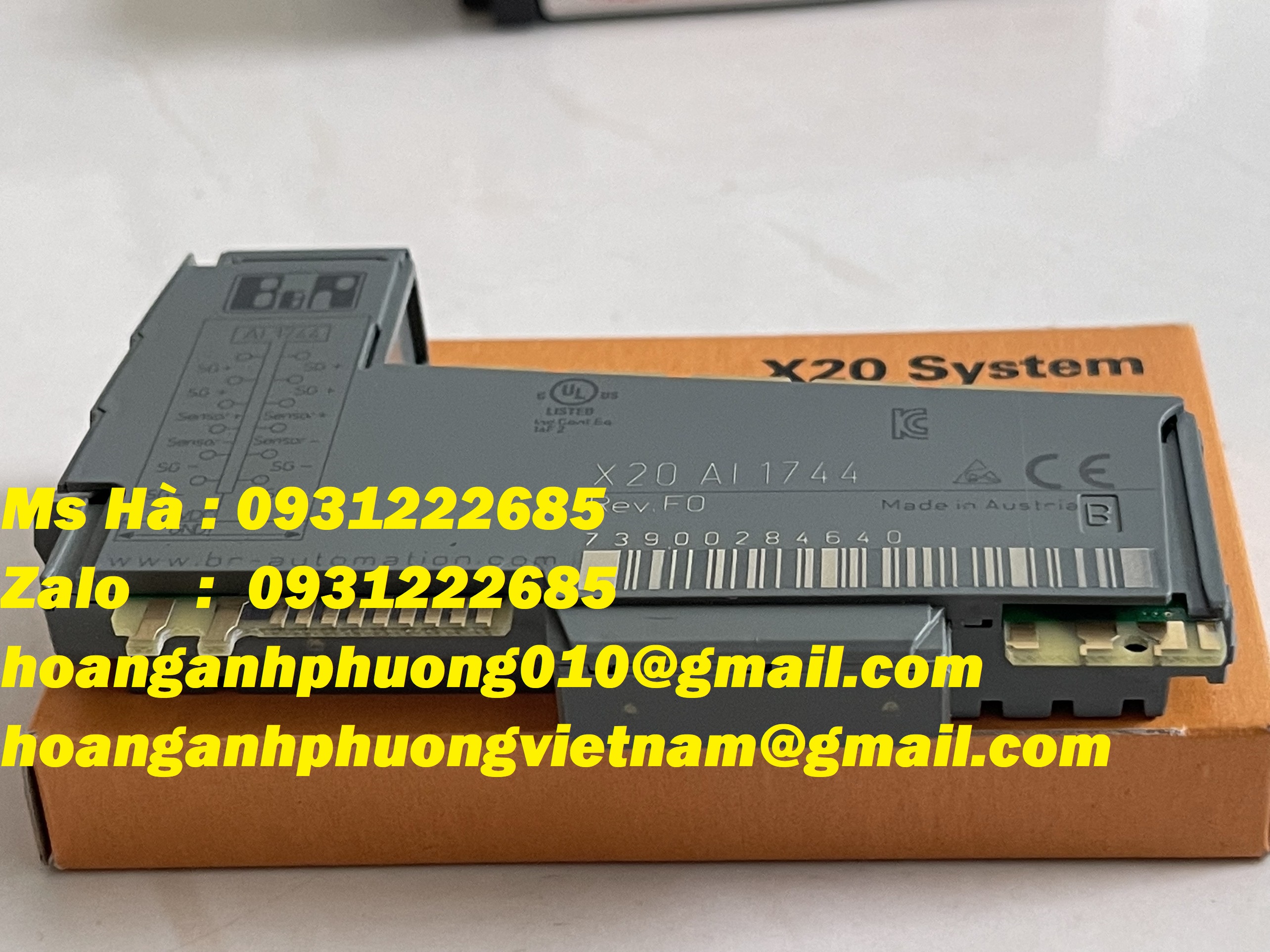 Hàng nhập khẩu dòng B&R mô đun X20AI1744 - mới 100%