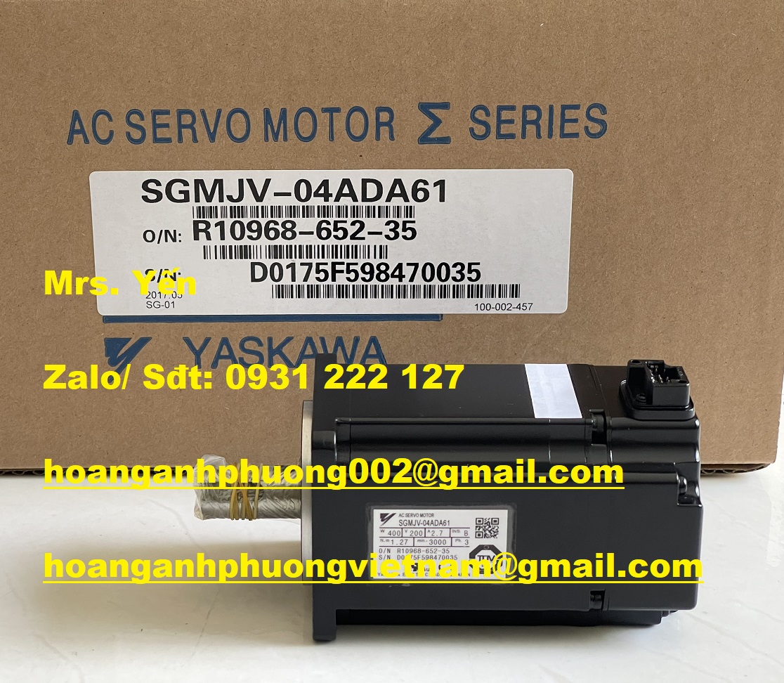 SGMJV-04ADA61 Động cơ 400W Yaskawa, giá nhập tốt