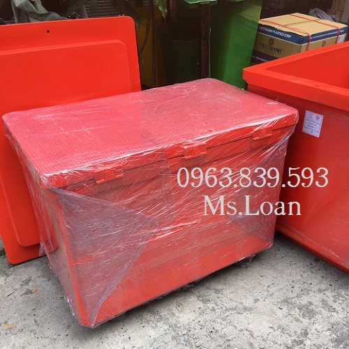 Thùng giữ lạnh hoa sen 450L nhập khẩu thái lan, thùng ướp hải sản