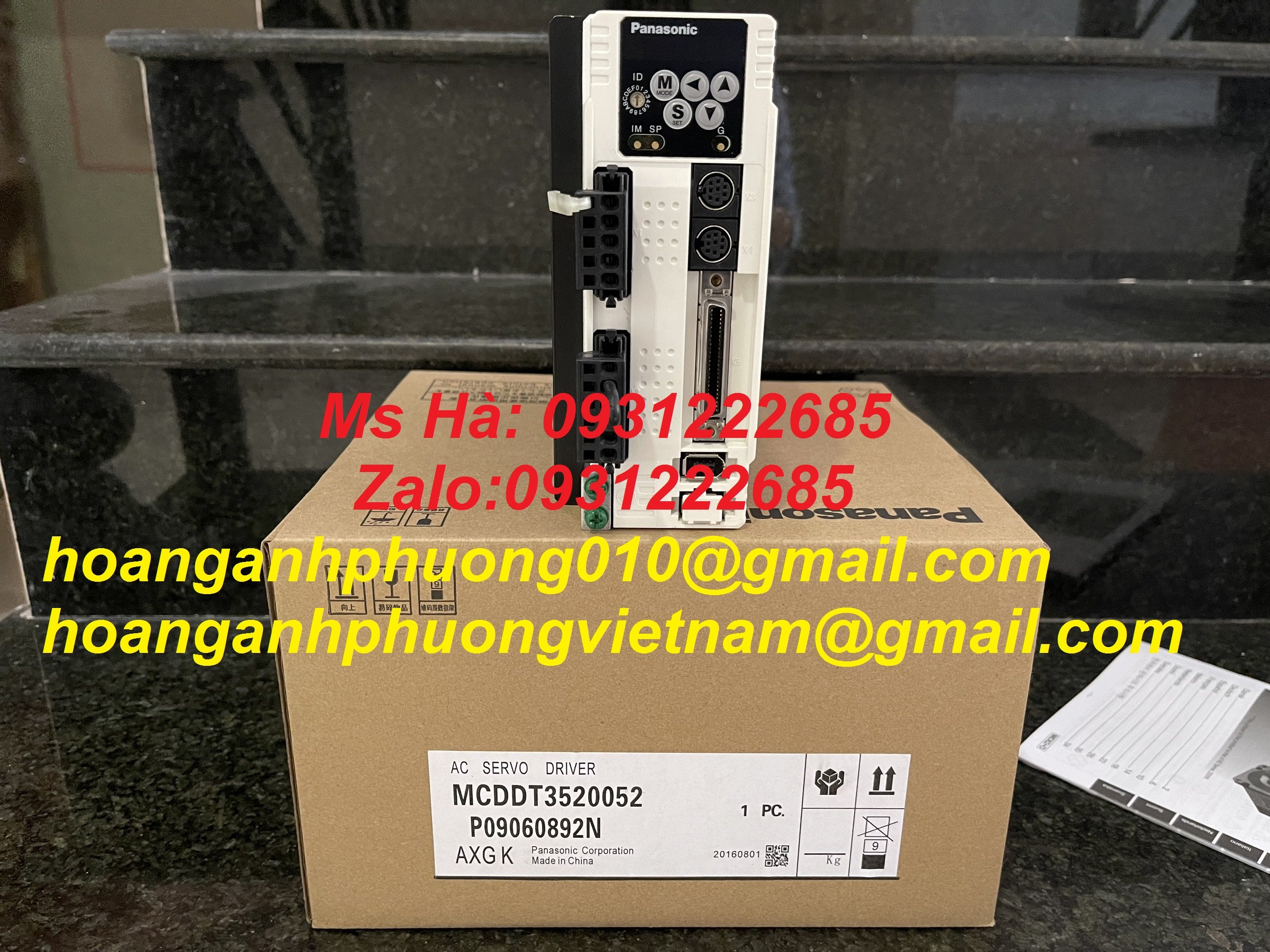 Trình điều khiển 750W giá tốt dòng panasonic MCDDT3520052