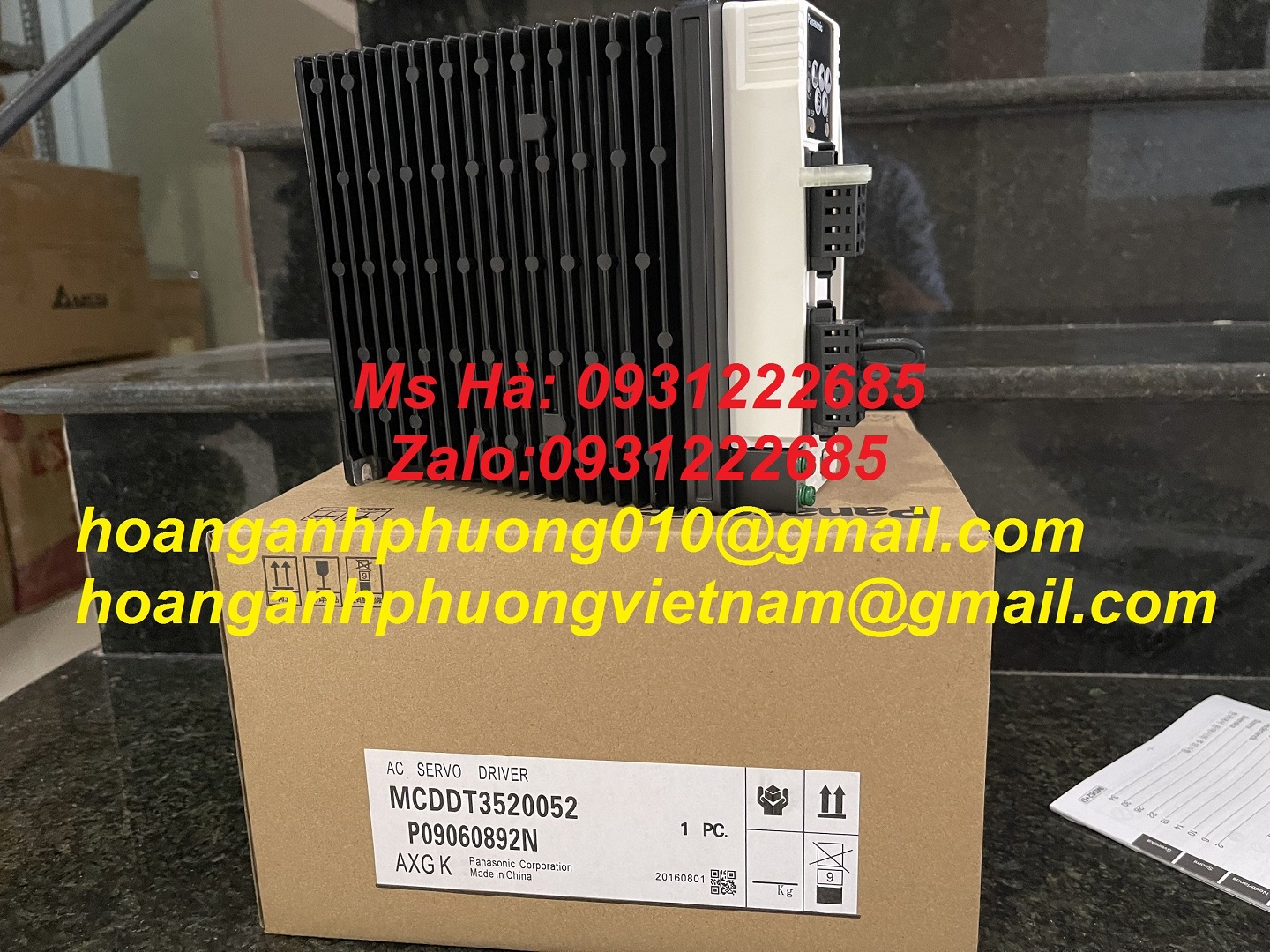 Trình điều khiển 750W giá tốt dòng panasonic MCDDT3520052