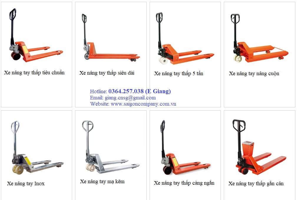 Cần mua xe nâng tay ở đâu chất lượng và giá tốt nhất