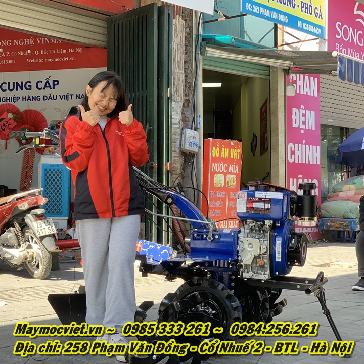 Máy xới đất KAMA 178F chạy dầu công suất 7HP - bảo hành 12 tháng