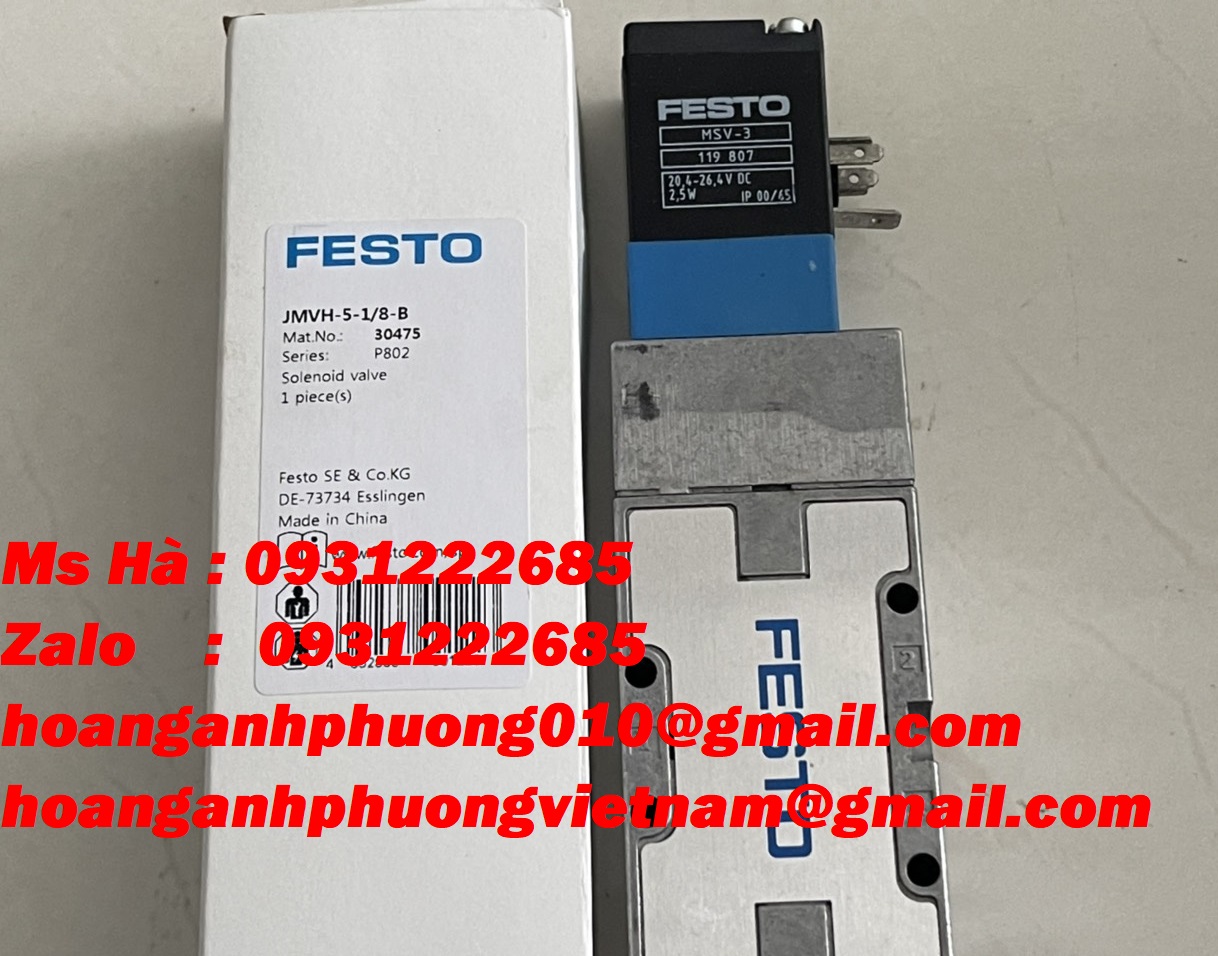 Air solenoid valve JMVH-5-1/8-B Festo - giao hàng nhanh